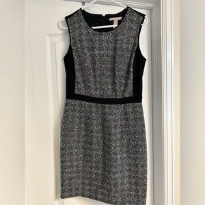 Black and white Banana Republic factory dress, size 6